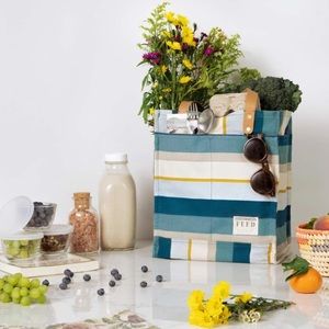 FEED Projects Canvas Market Tote, Striped